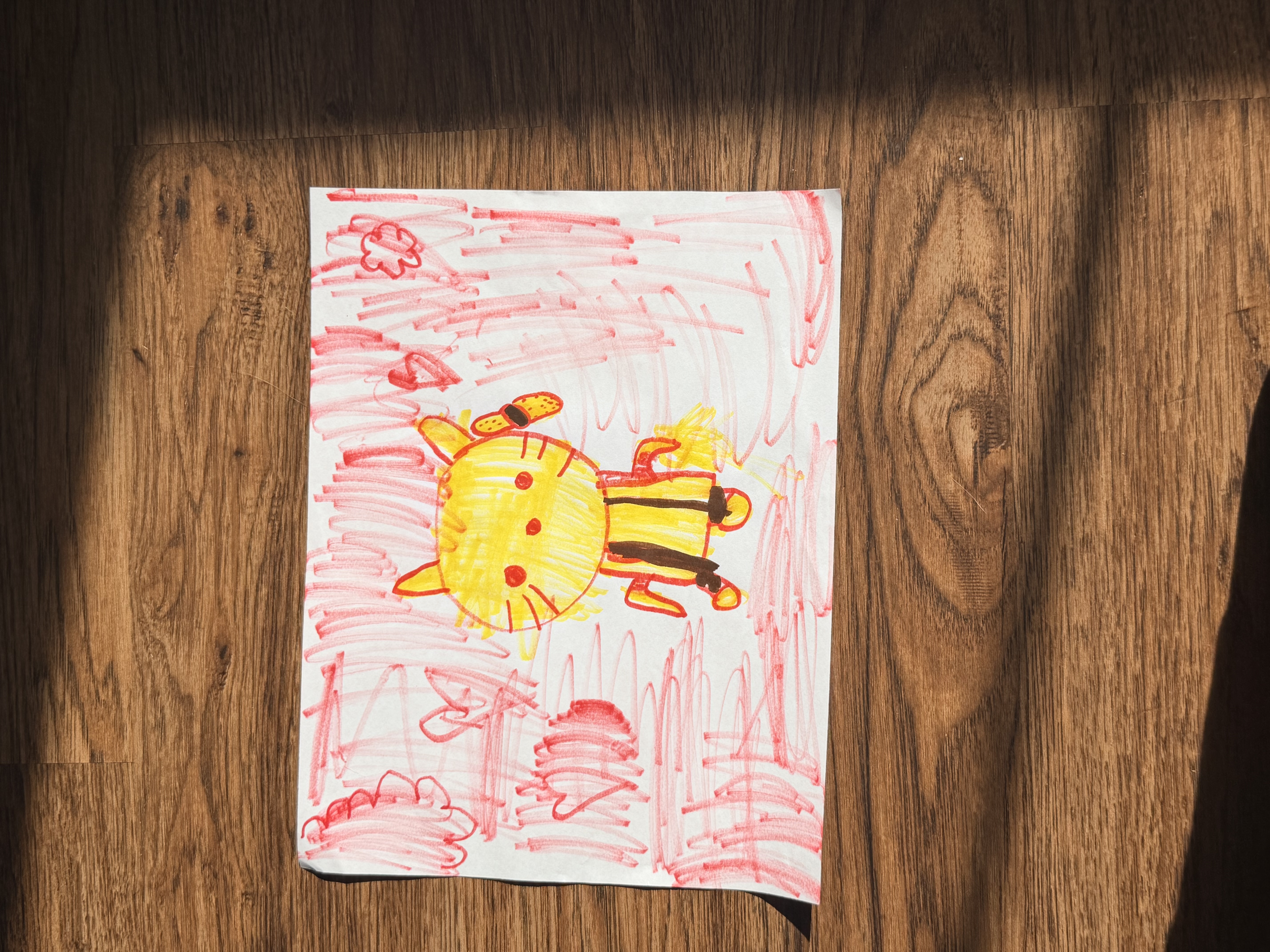 Sunshine Kitty drawing