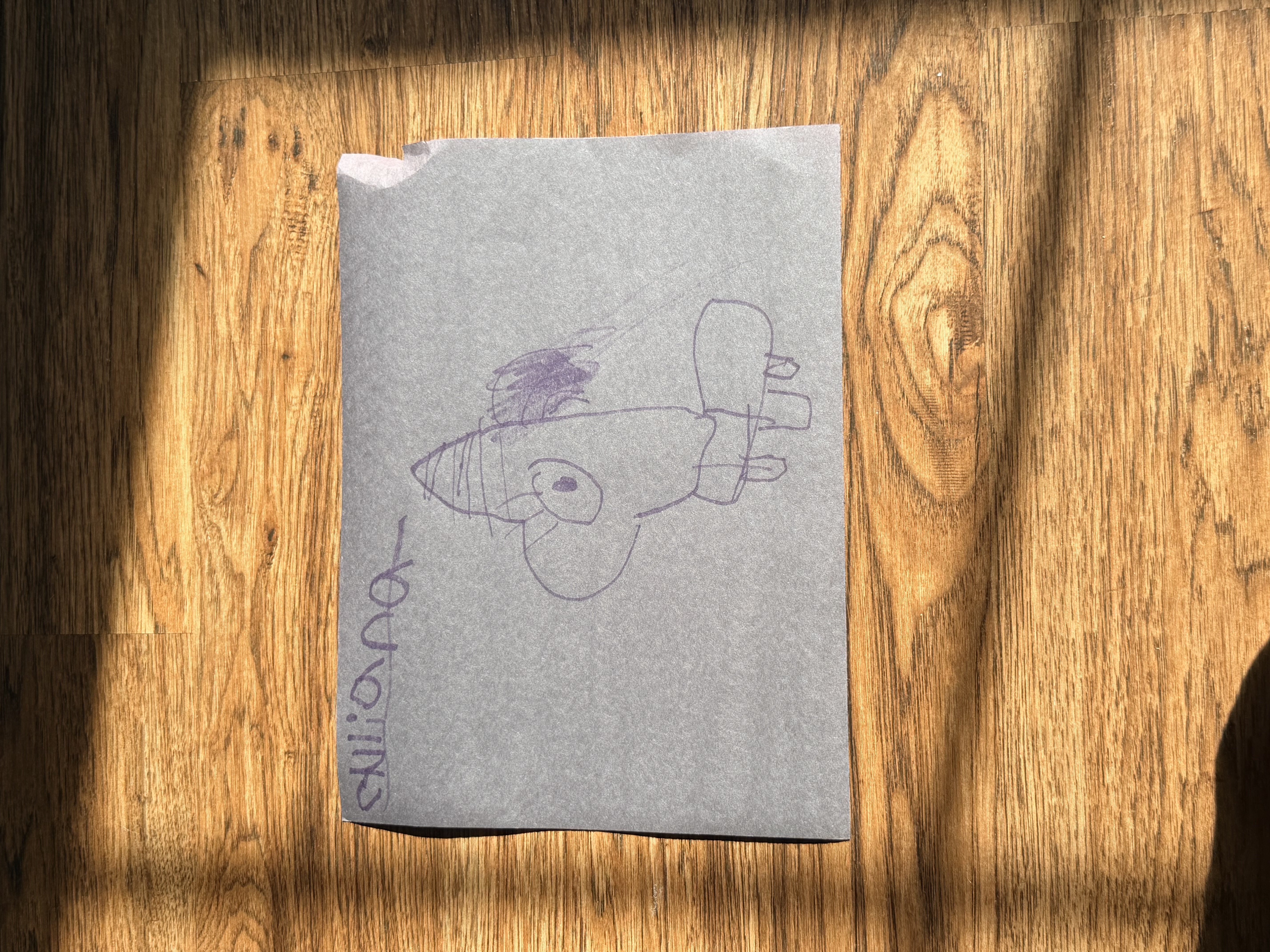 Purple Pal drawing